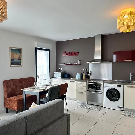 ღ Le Bergen - Parking, Balcon Calme Et Cosy, Wifi * 라로셸