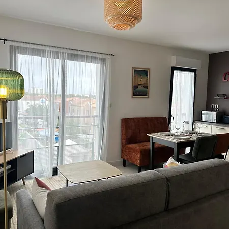 아파트 ღ Le Bergen - Parking, Balcon Calme Et Cosy, Wifi 라로셸