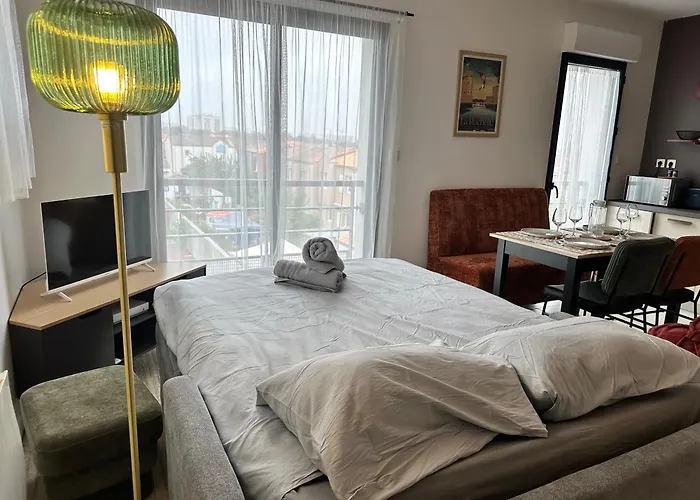 Lägenhet Ღ Le Bergen - Parking, Balcon Calme Et Cosy, Wifi La Rochelle (Charente-Maritime)